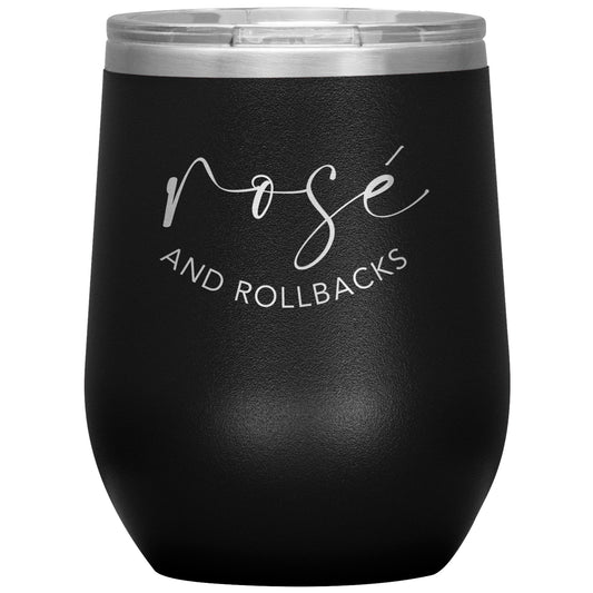Rose and Rollbacks Wine Tumbler
