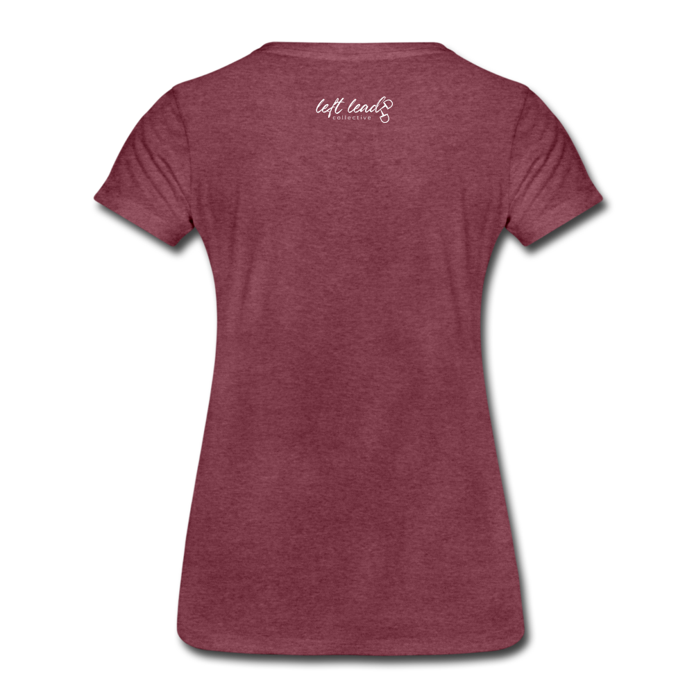 Dirty Boots, Clean Rounds Tee - heather burgundy