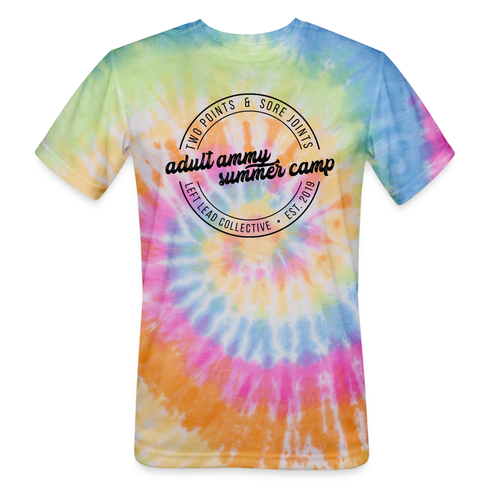 Adult Ammy Summer Camp Tie-Dye Tee - rainbow