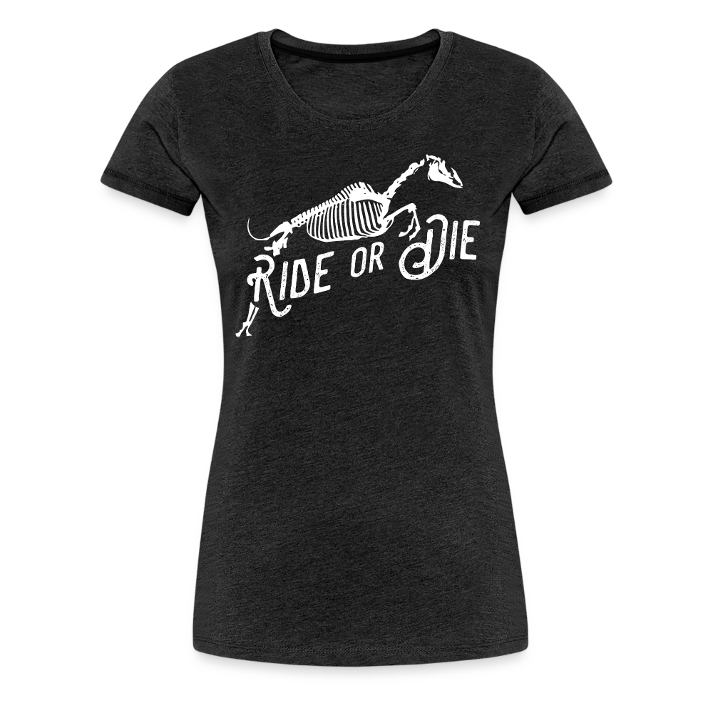 Ride or Die Tee - charcoal grey