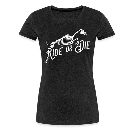 Ride or Die Tee - charcoal grey